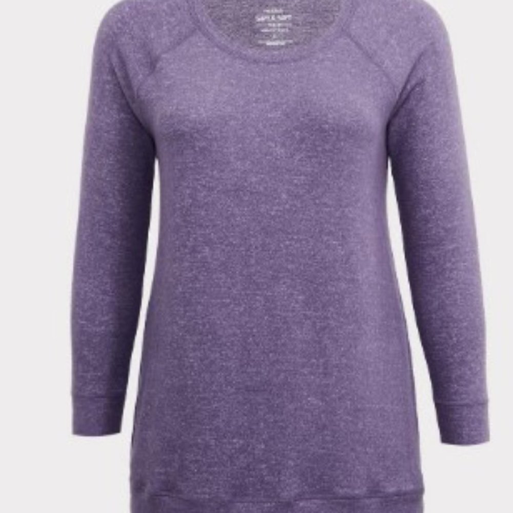 Torrid Super Soft Plush Tunic Sweatshirt